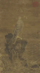 Slechtvalk op een Rots te midden van Golven, ca. 1500