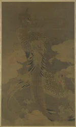 Feniksen op een Paulownia-boom