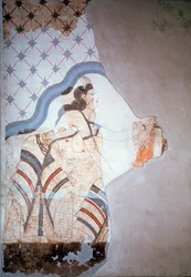 Vrouwelijke figuur (fresco)