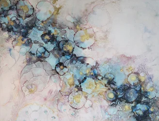 Dromerige blauwe bloemen