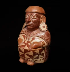 Precolumbiaanse kunst, Mochica beschaving: vaas die de 