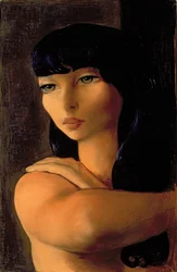Kleine brunette, ca.1930 (olieverf op doek)