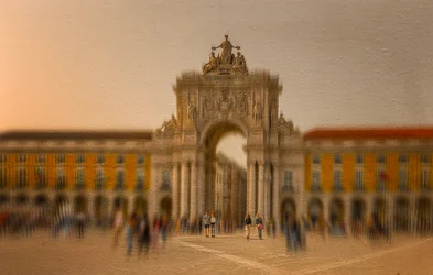 Golden Hour-boog in Lissabon