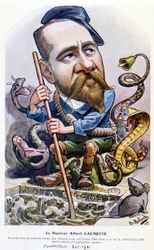Dr. Calmette - Cartoon door Moloch, in 