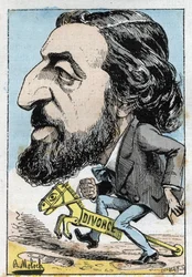 Portret van Alfred Naquet, Franse politicus