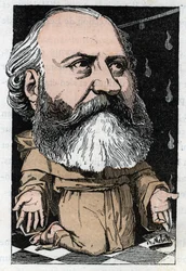 Portret van Charles Gounod (1818-1893), Franse componist in 