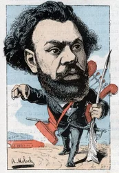 Portret van Clovis Hugues (1851-1907), Franse dichter en politicus