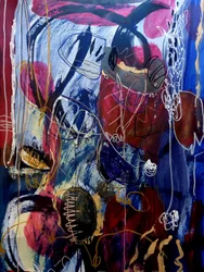 Kleurrijke abstracte expressie