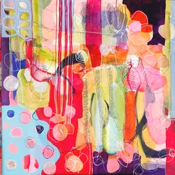 Levendige abstracte energie