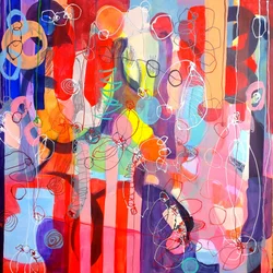 Levendige abstracte vormen