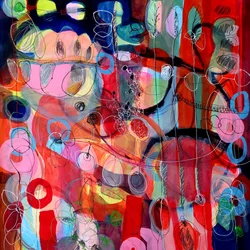 Levendig, organisch en abstract