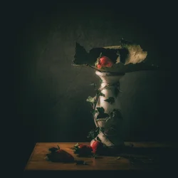 Moody Strawberry-voetstuk