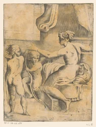 Venus met twee putti