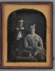 Ongenoemd portret van een man en vrouw, 1845
