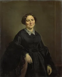 Johanna Christina Beelenkamp (1820-90). Echtgenote van Cornelis Outshoorn