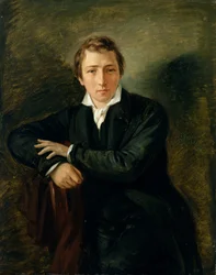 Portret van Heinrich Heine (1797-1856) 1831