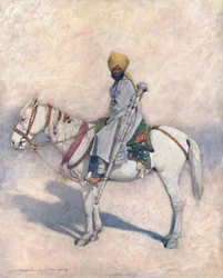 Een bereden knotsdrager, 1903
