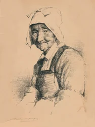 Portret van een oude vrouw, ca. 1890, 1894