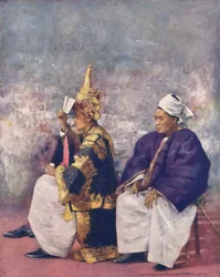 Shan Chiefs kijken naar de Durbar