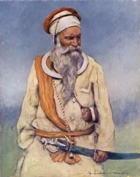 Een Sikh krijger