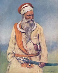 Een Sikh krijger, 1903