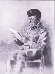 Kolonel French, illustratie uit Na Pretoria: De Guerrillaoorlog, 1902