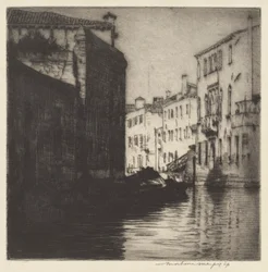 Een achterkanaal, Venetië