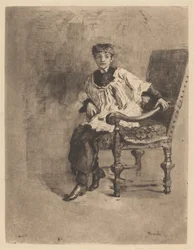 Zittende acoliet