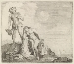 Bacchus vindt Adriadne op Naxos