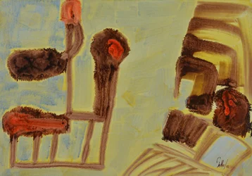 Warme abstracte vormen