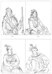 Creeks en Choctaws, 1841