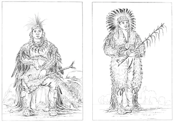 Otoes, Fort Leavenworth, Lower Missouri, 1841