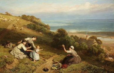Landschap: Het Meisje met de Sinaasappel
