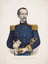Brig.-Genl. Michael Corcoran van de Ierse Brigade, voormalig kolonel van de dappere N.Y. 