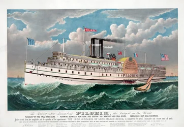 De Grote Nieuwe Stoomboot Pilgrim, ca. 1883