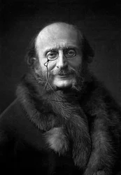 De Franse componist Jacques Offenbach (1819-1880), ca. 1876
