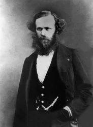 Arsene Houssaye (1815-1896) Franse schrijver, gefotografeerd door Gaspard Felix Tournachon alias Felix Nadar (1820-1910)