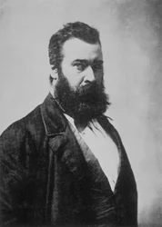 Jean-Francois Millet (1814-1875), Franse schilder, foto door Nadar
