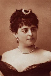 Sibyl Sanderson, Amerikaanse sopraan, foto door Felix Nadar