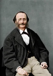 Jacques Offenbach 1819-1880, in Duitsland geboren Franse componist, cellist en impresario uit de romantiek