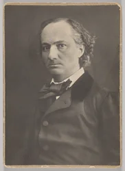 Portret van Baudelaire