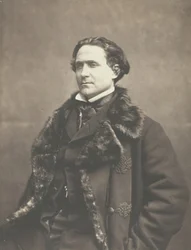 Portret van La Fontaine, c. 1854-1860