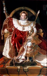 ‘Napoleon op zijn keizerlijke troon’, 1804