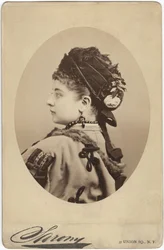 Portret van Pauline Lucca 1841-1908