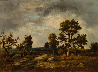Pad bij de Vijver van Adders, Fontainebleau Bos