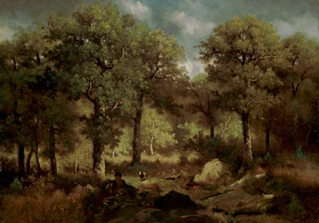 Bosinterieur bij Fontainebleau