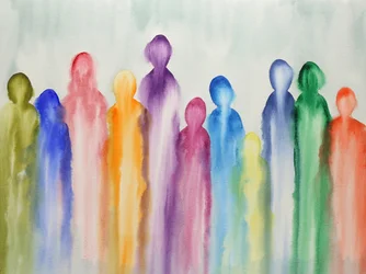 Kleurrijke abstracte figuren