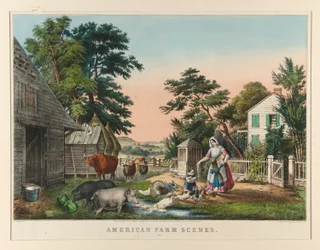 Amerikaanse Boerderijscènes. Nr.2