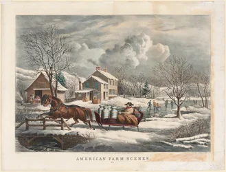 Amerikaanse boerenscènes, Winter, 1853