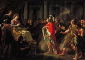 De ontmoeting van Dido en Aeneas